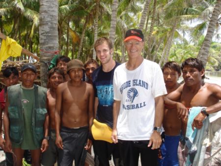Noah, Alexander Clark and the diving Kunas